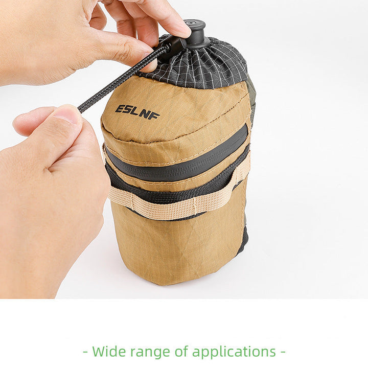 insulated tactical bottle pouch with drawstring lid and MOLLE straps Stornfield