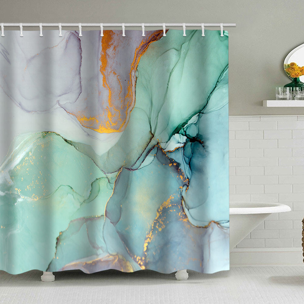 Artistic Marble Design Shower Curtain Stornfield
