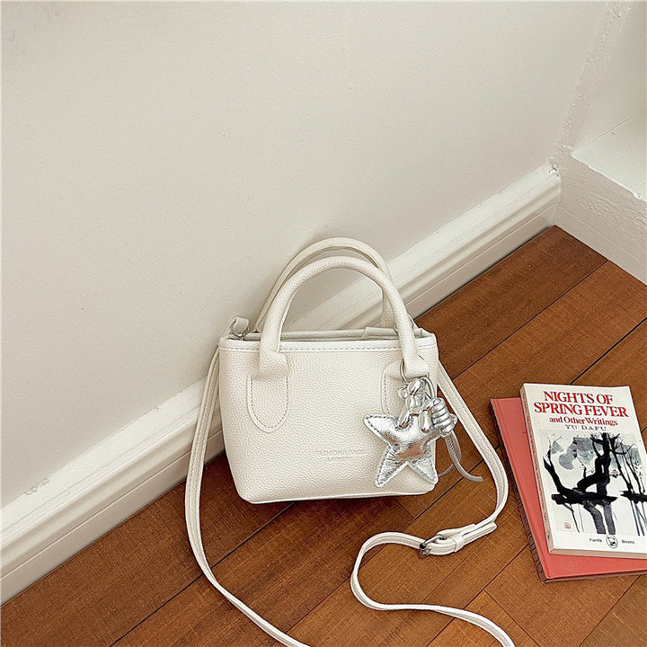 Elegant Textured Leather Handbag