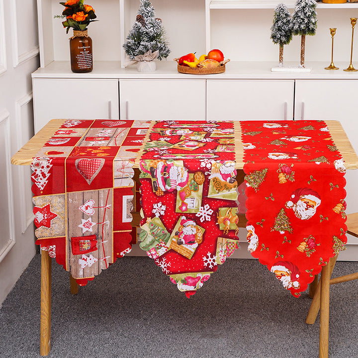 Festive table runner with Christmas motifs Stornfield