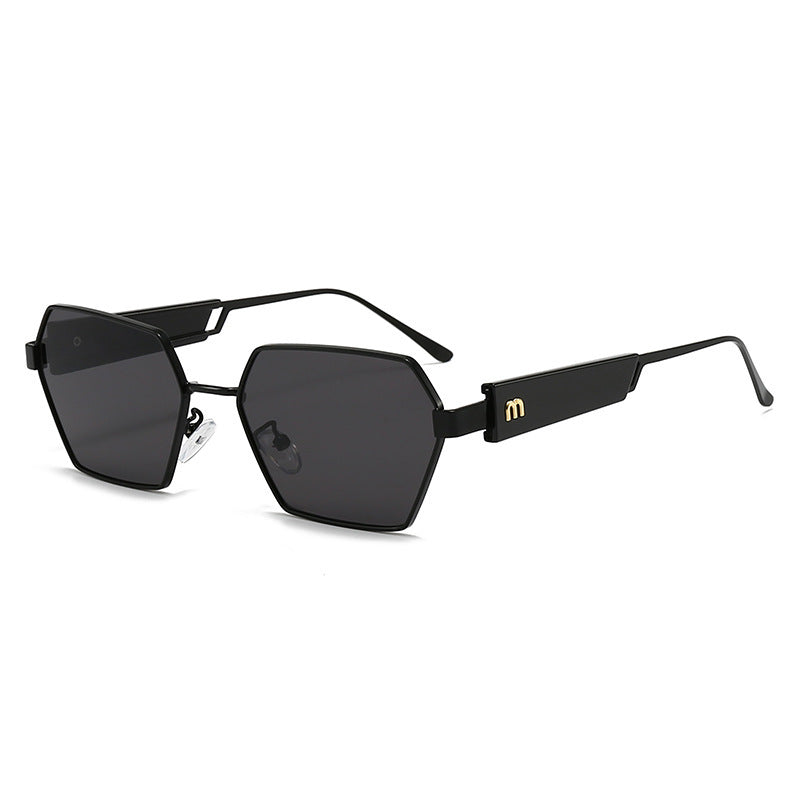Women's Hexagon Sunglasses with Luxurious Metal Accents Stornfield