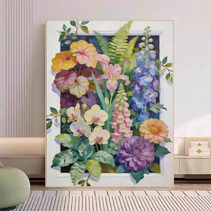 Floral Botanical Canvas Art Print Stornfield