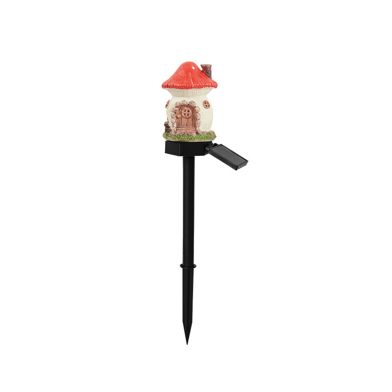 Whimsical Solar-Powered LED Fairy House Garden Stake Stornfield