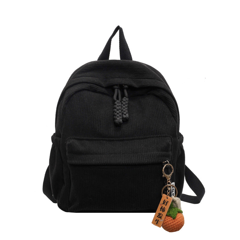 Corduroy Casual Mini School Backpack Stornfield