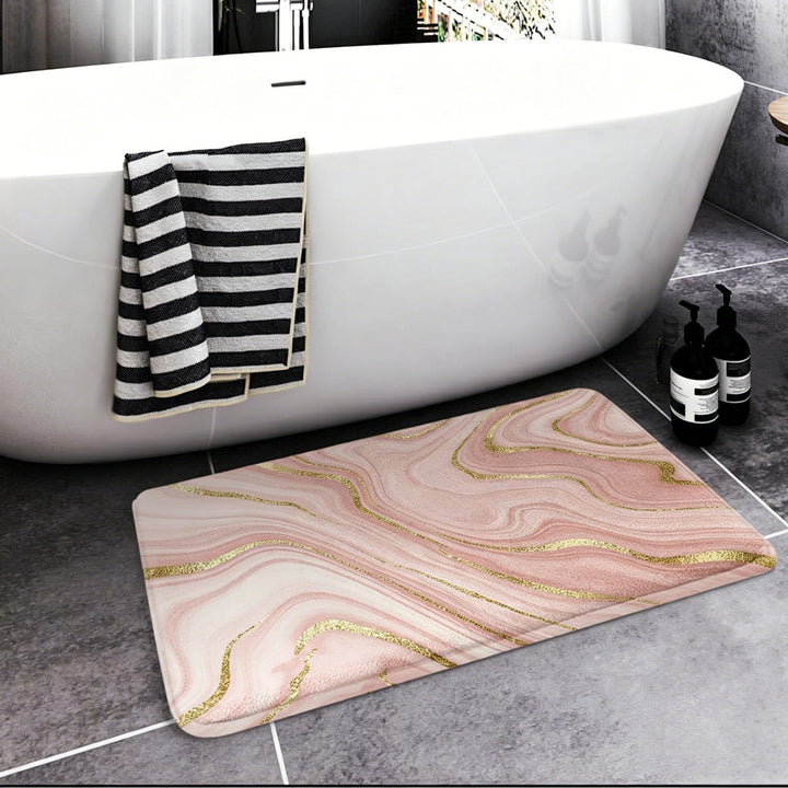 Nautical-Themed Decorative Bath Mat