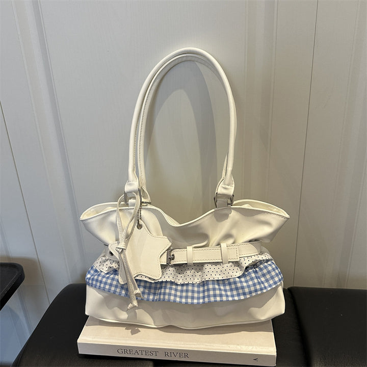 Stylish Ruffled Handbag