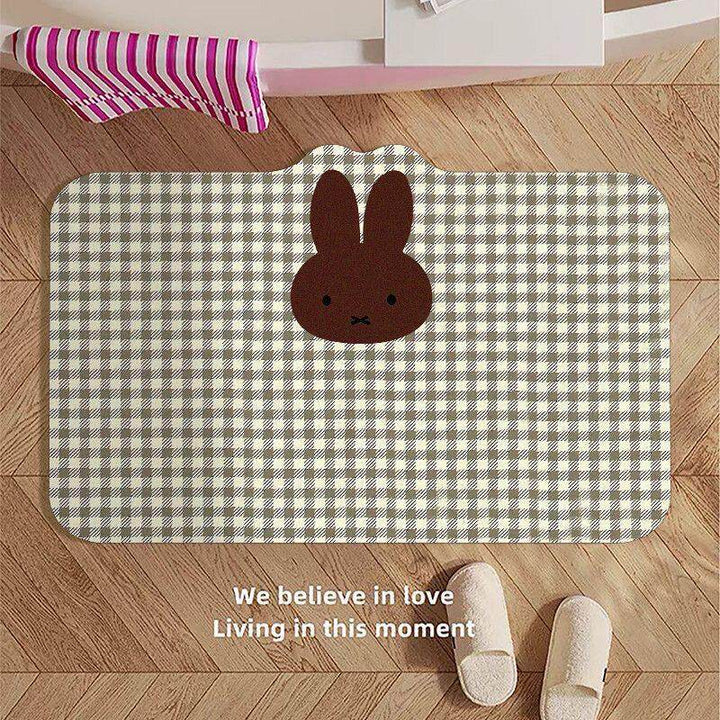 Playful Cartoon-Themed Bath Mat