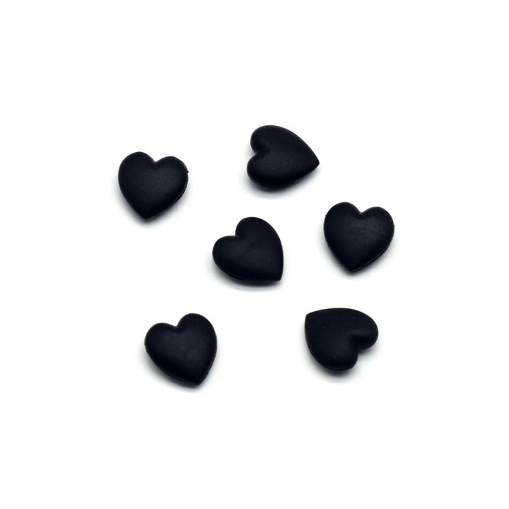 Decorative Heart Shaped Rubber Charms Stornfield