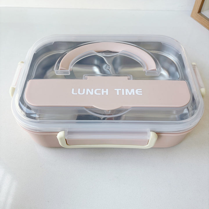 Multi-Compartment Microwave-Safe Lunch Box