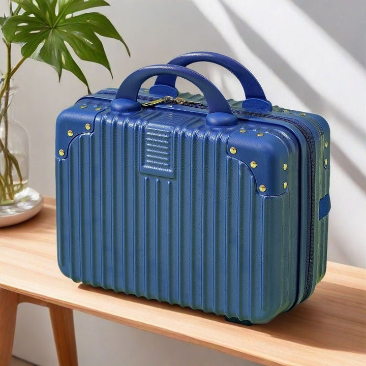 Hard-shell carry-on suitcase with secure lock and innovative design Stornfield