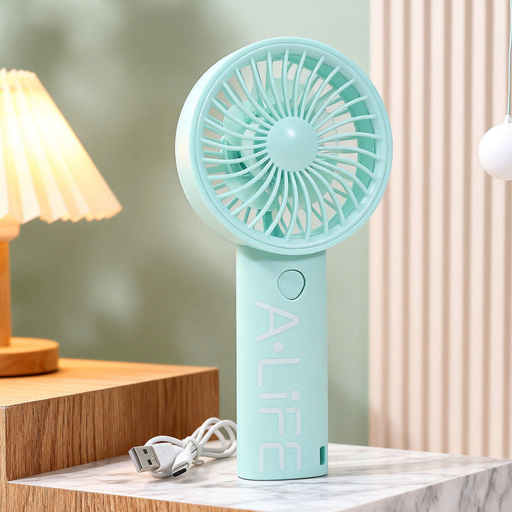 Women's Portable Hand Fan with USB Charging Function and Ergonomic Design Stornfield 1782398222