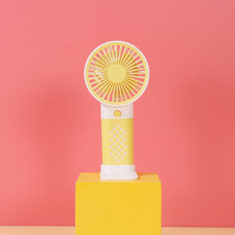 Women Portable Hand Fan with Ergonomic Handle and Adjustable Tilt Angle Stornfield
