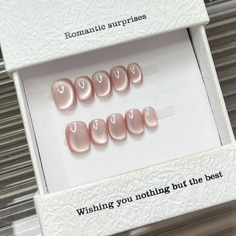 Glossy Gel Press-On Nail Set