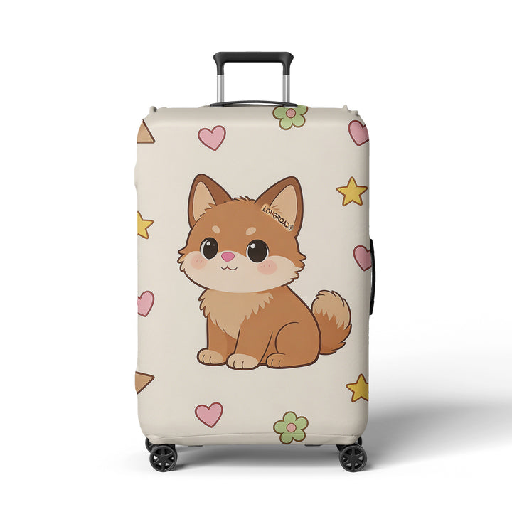 Women's suitcase cover with playful space design Stornfield