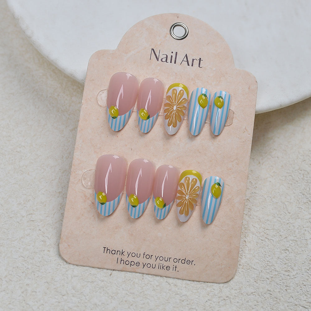 Elegant Artistic Press-On Nails Collection Stornfield