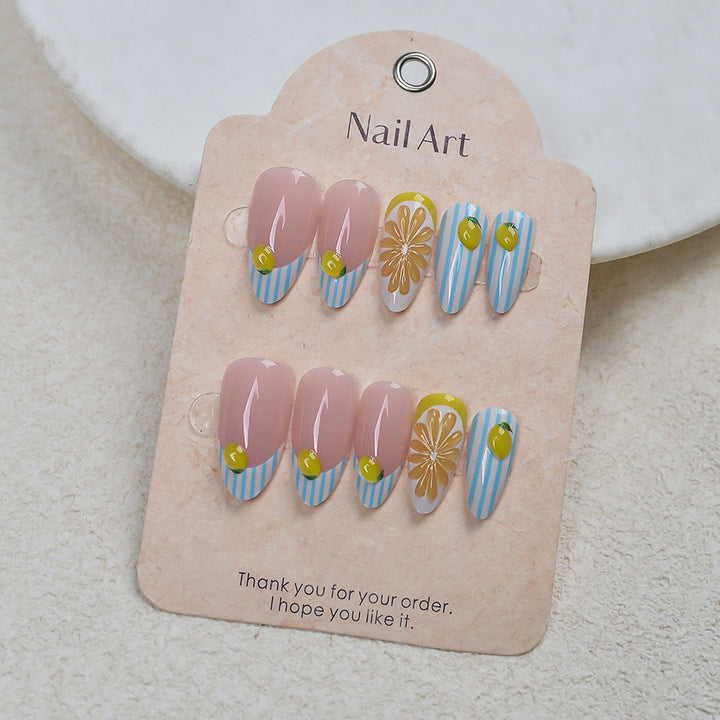 Elegant Artistic Press-On Nails Collection Stornfield