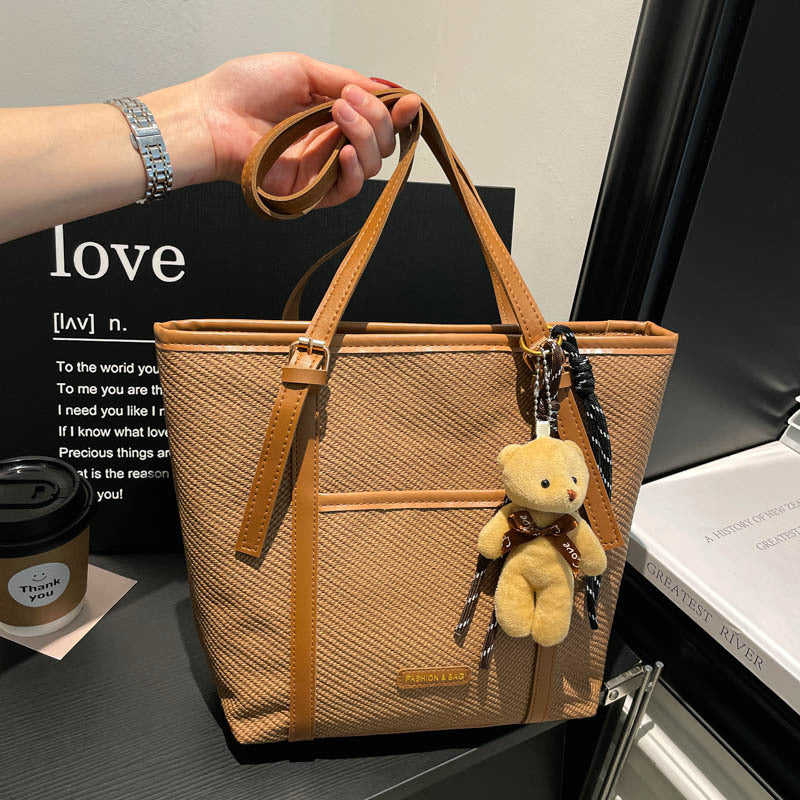 Elegant Textured Tote Bag