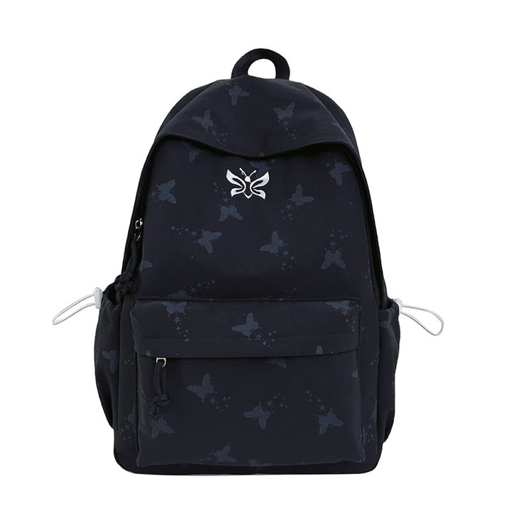 Stylish Butterfly-Print Backpack
