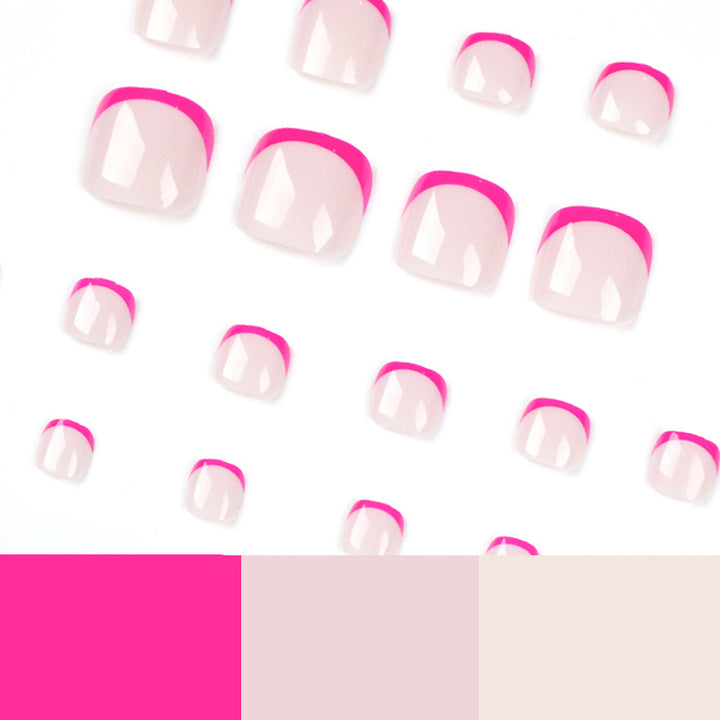 Artful foot nail design with modern color accents Stornfield