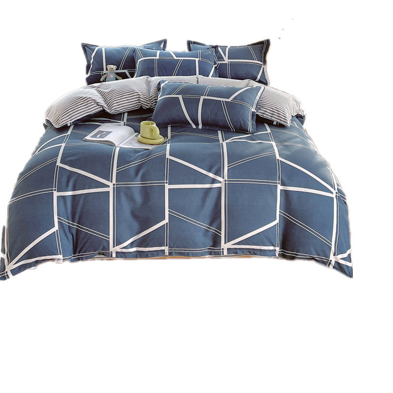 Modern Graphic Print Bedding Set