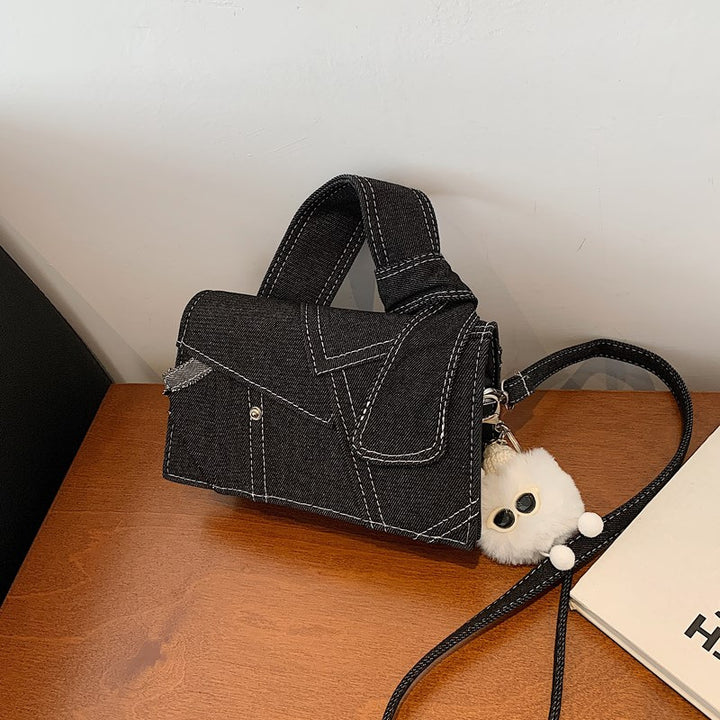 Unique Denim Crossbody Handbag