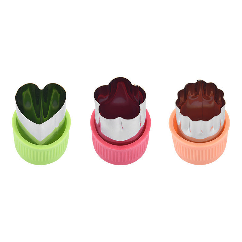 Cookie cutter set with antibacterial silicone and stainless steel molds Stornfield