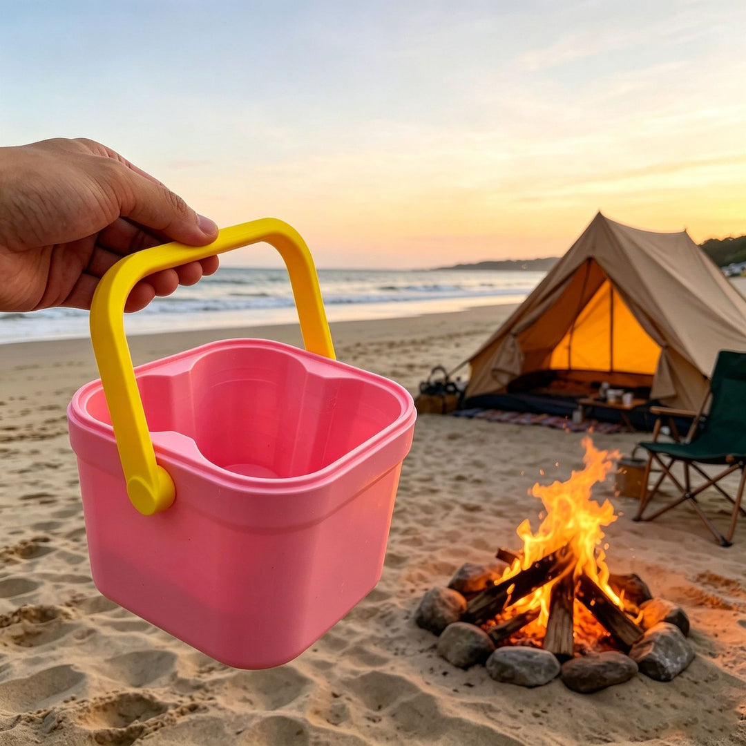 Unisex portable cooler with ergonomic carrying handle and insulated double wall Stornfield