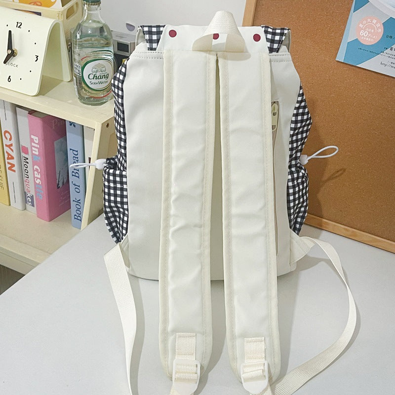 Playful Graphic Drawstring Backpack Stornfield