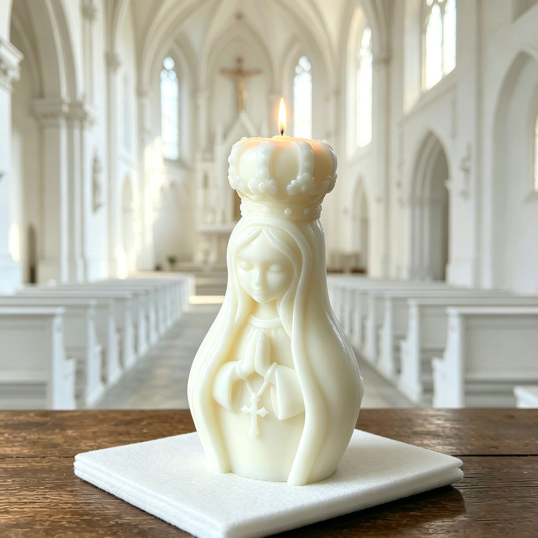 Religious Themed Decorative Candle