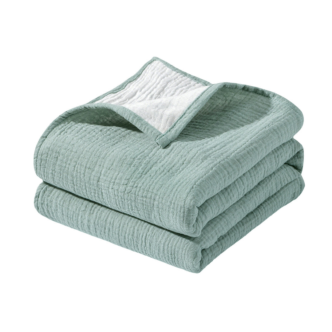 Ultra-Soft Reversible Muslin Throw Blanket Stornfield