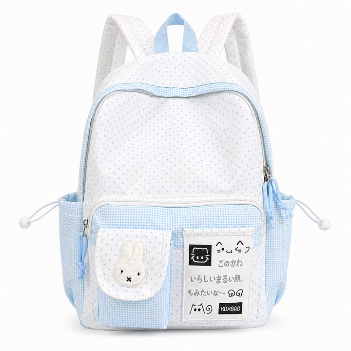 Playful Polka Dot Patterned Backpack Stornfield
