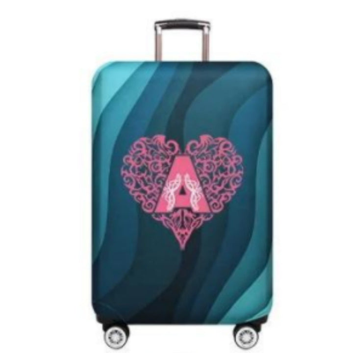 Women's Hard Shell Suitcase with Playful Heart Design Stornfield