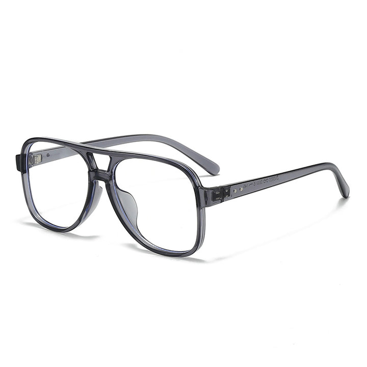 Men's Oversized Transparent Square Glasses Stornfield