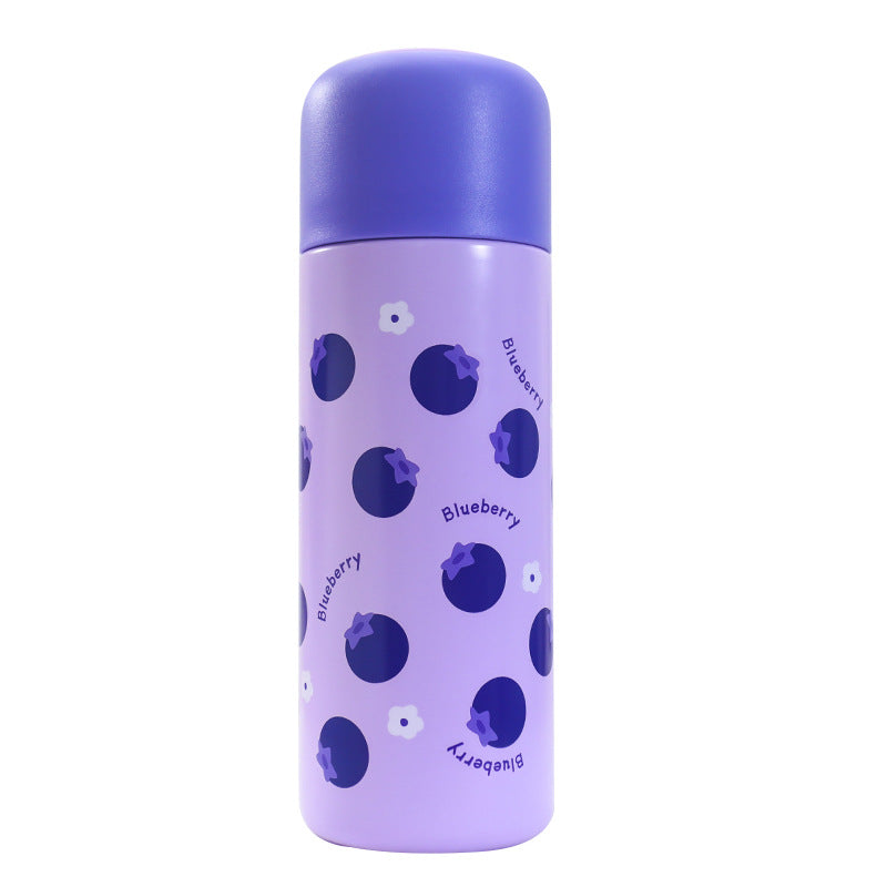 Women's Insulated Water Bottle with Fruity Design and Ergonomic Carry Handle Stornfield