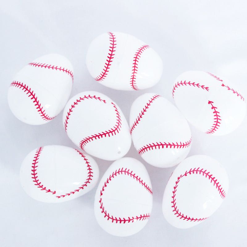 Decorative Baseball-Themed Easter Eggs Stornfield