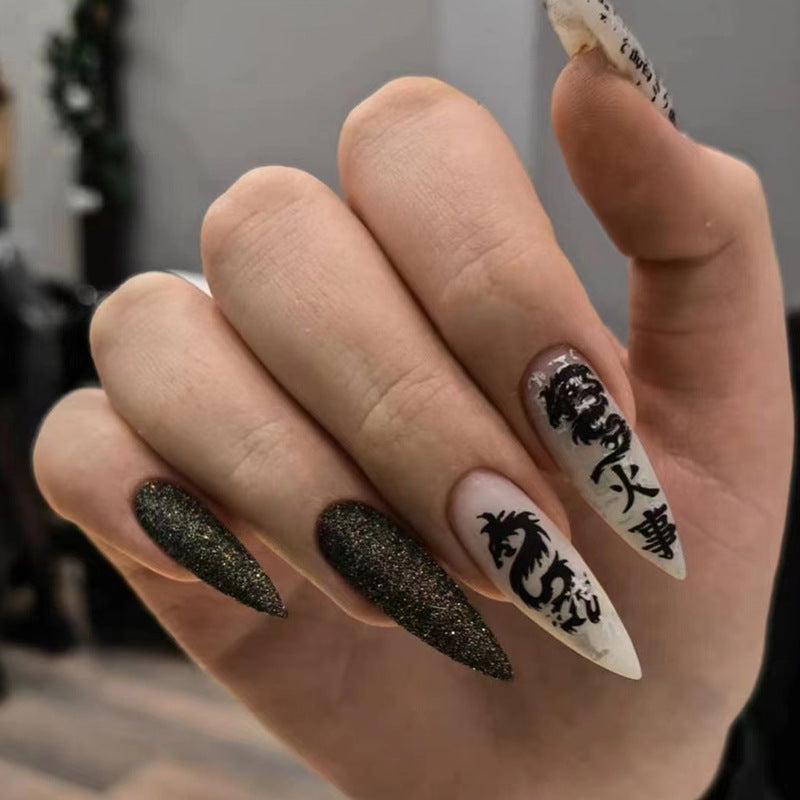 Nail art with heart and lip designs Stornfield