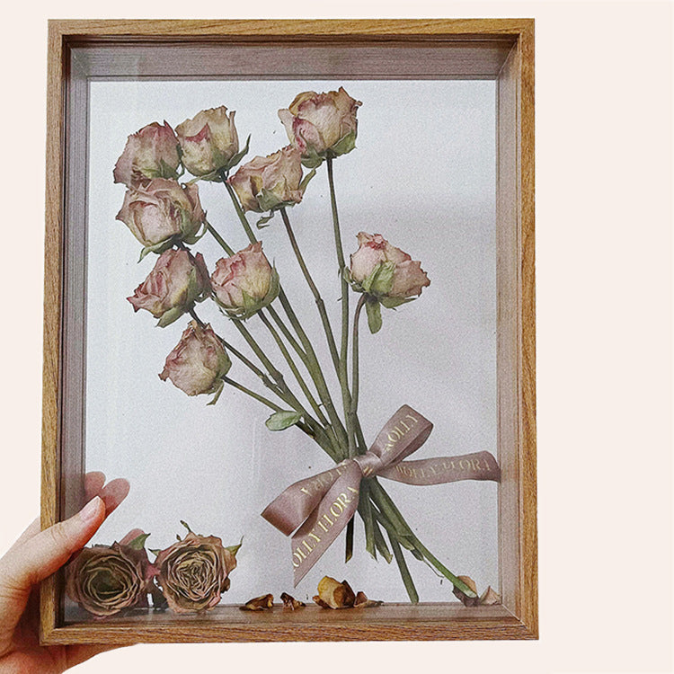 Floral Shadow Box Display for Home Decor