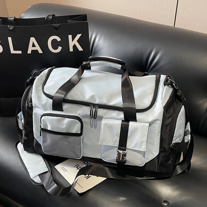 Sporty multifunctional travel bag with external pocket Stornfield