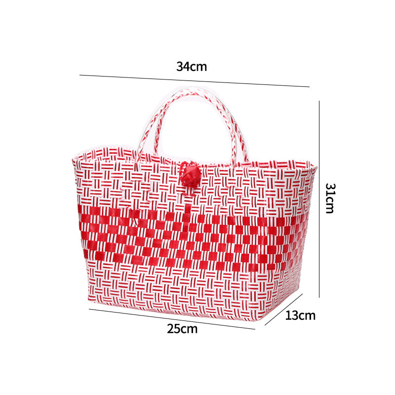 Large Capacity Woven Shopping Tote Stornfield