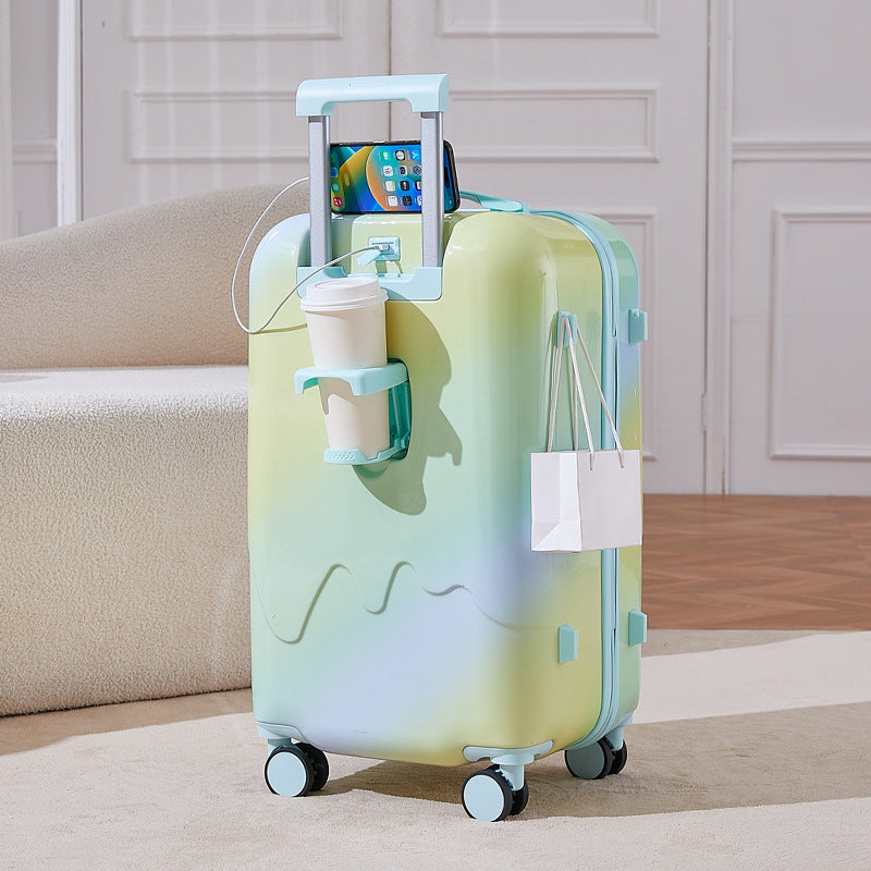 Smart Phone-Integrated Travel Suitcase Stornfield