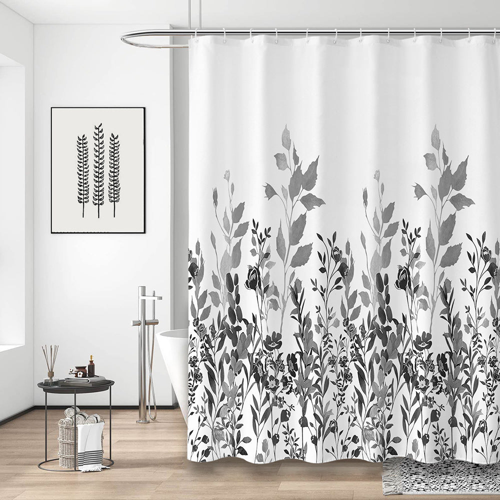 Floral Print Shower Curtain Stornfield