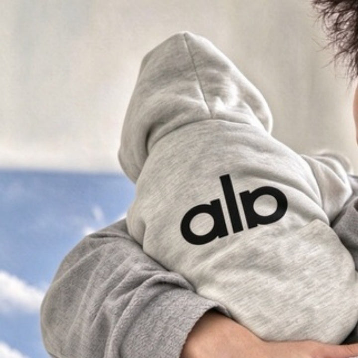 Small Dog Cotton-Blend Hooded Pullover Sweatshirt with Ribbed Cuffs and Logo Print