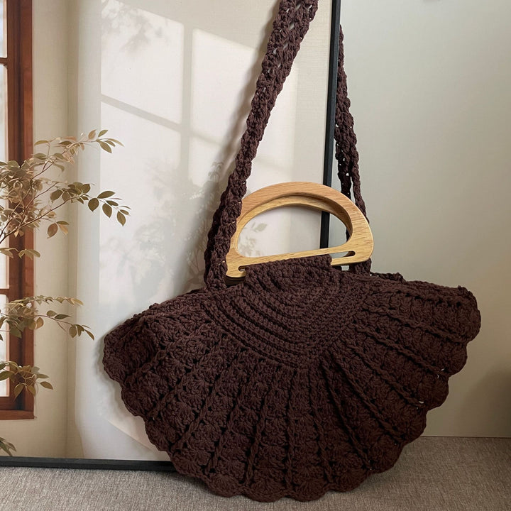 Hand-knotted Shoulder Bag Made of Cotton Stornfield