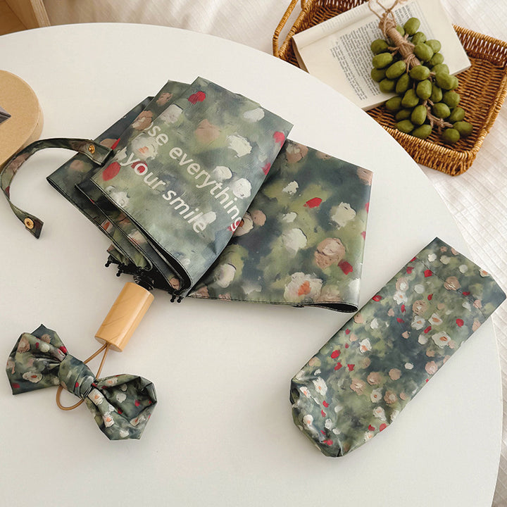 Ladies Folding Umbrella with Floral Design Stornfield