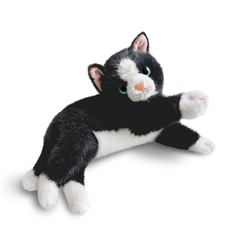 Realistic Stretch-Profile Orange Tabby Plush Lounger Stornfield
