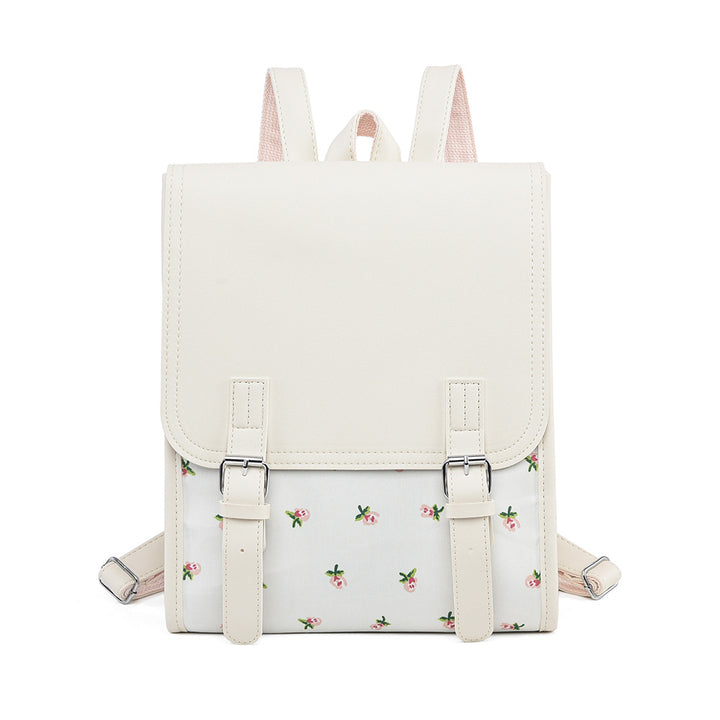 Floral Print Structured Backpack Stornfield