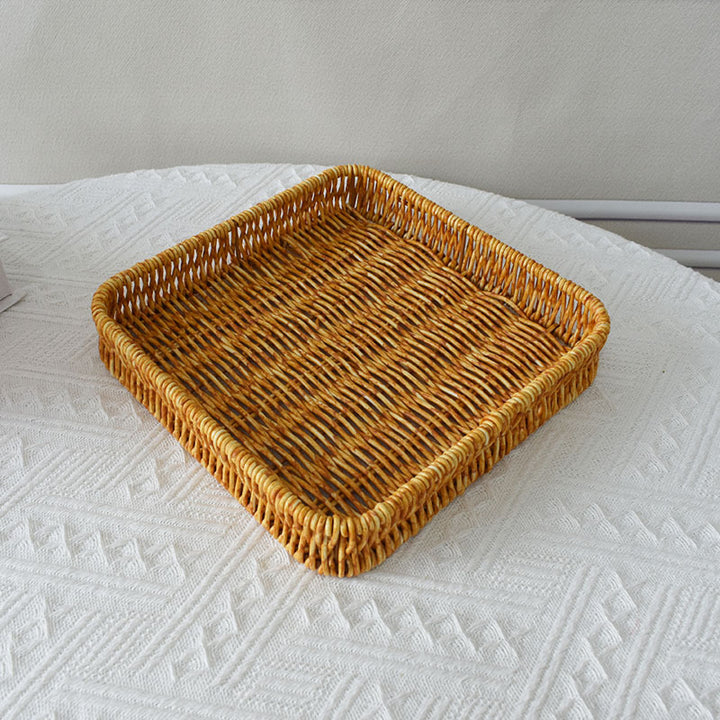Elegant Handwoven Serving Tray Stornfield
