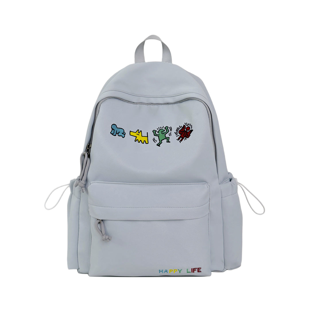 Fun Themed Embroidered Backpack Stornfield