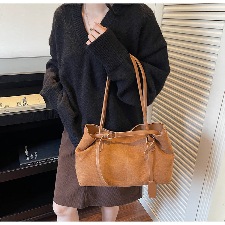 Luxe Suede Tote Bag Stornfield