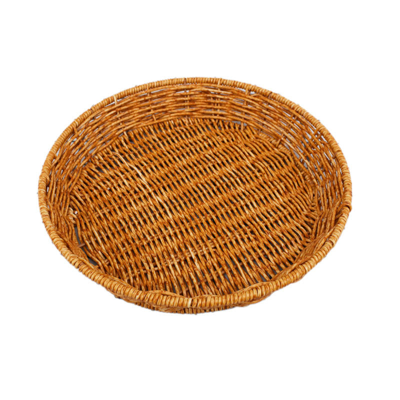 Leaf-Shaped Woven Serving Platter Stornfield